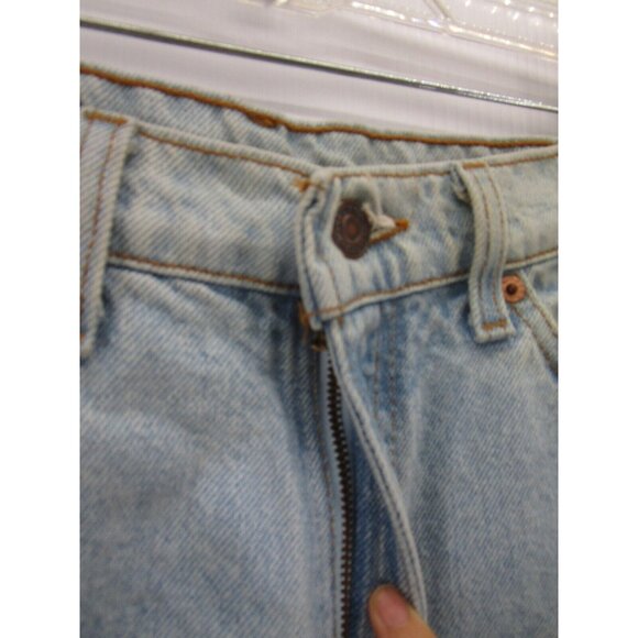 VINTAGE Levis 521 Jeans 10 Mom Tapered Leg Red Tab Logo 90s Preppy - Picture 2 of 12